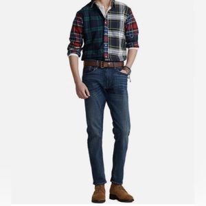 Polo Ralph Lauren Men's Slim Fit Oxford Tartan Plaid Fun Shirt Size XXL NWT